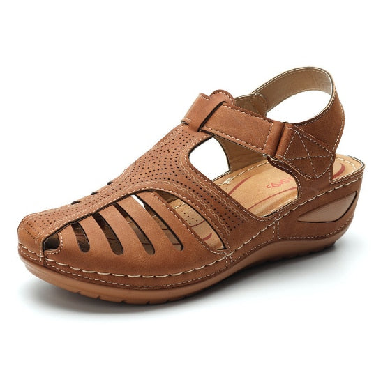 Leren Orthopedische Dames Sandalen – Elin