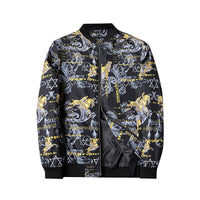 Herren Bomberjacke mit abstraktem Muster - Enzo