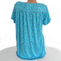 Dames Boho Zomerblouse met Bloemenprint - Celeste