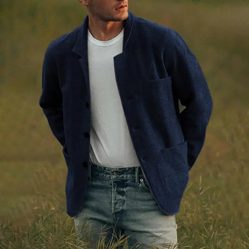 Herren-Cardigan mit taillierter Passform – Dario