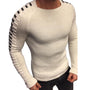 Gestrickter Herrenpullover mit Streifendetails – Lukas Herbstausgabe
