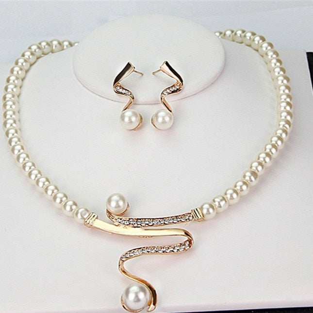 Natürliche Perlen-Schmuckset - Serena