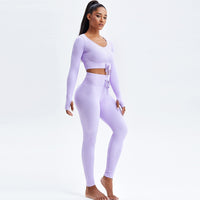 Rikky Geripptes Fitness Set | Ideal für alle Sport- und Yogaaktivitäten!