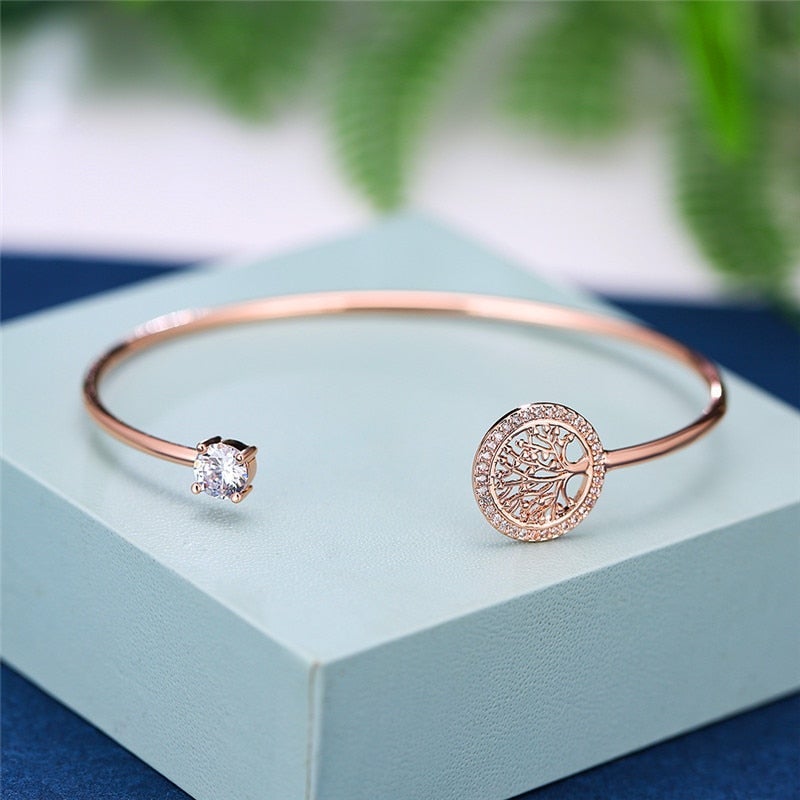 Verstellbares Lebensbaum Armband - Elowen