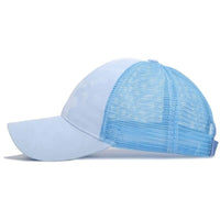 Trendige Damen-Baseballkappe mit Pferdeschwanzöffnung und Klettverschluss – Leona