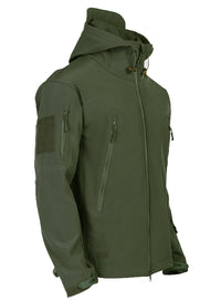 Herren Softshelljacke mit Kapuze - Titan