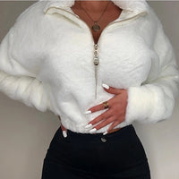 Alice Plüschpullover | Crop-Design & super weich