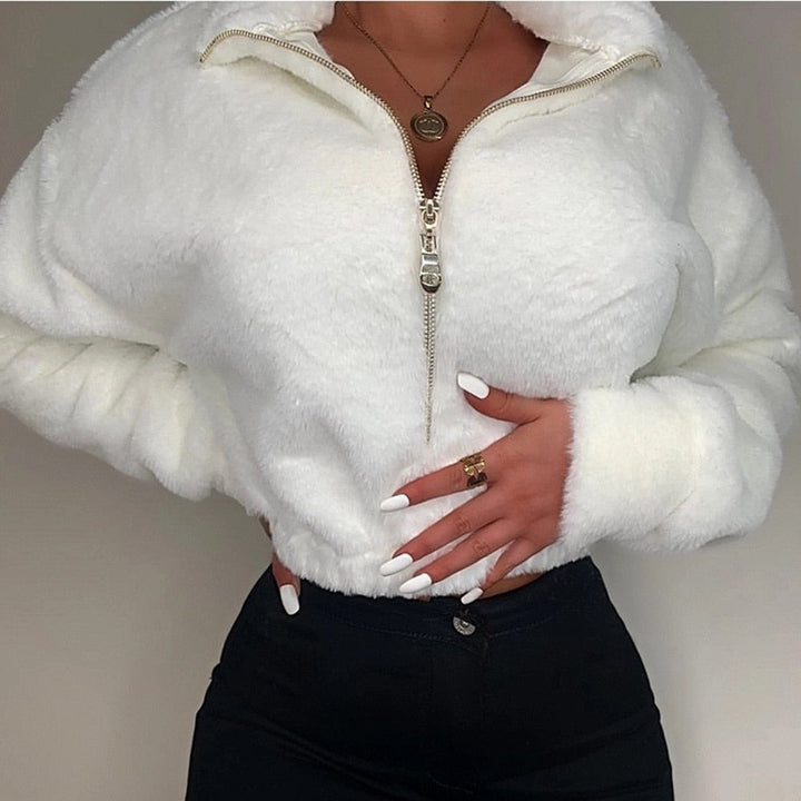 Alice Plüschpullover | Crop-Design & super weich