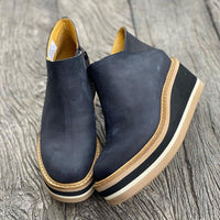 Bequeme Plateau-Stiefeletten – Mira
