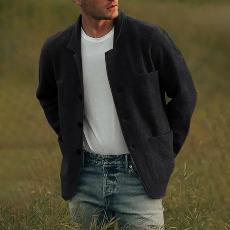 Herren-Cardigan mit taillierter Passform – Dario