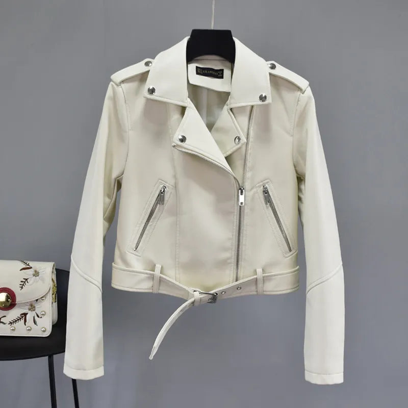 Vegane Leder-Damenjacke – Alivra
