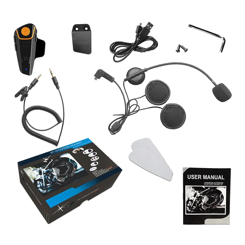 Waterdichte Bluetooth Motorradio met FM & 1000M Bereik – RoadLink
