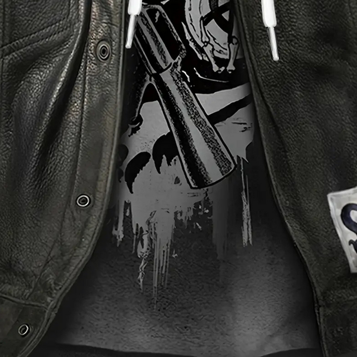 Lässiger Hoodie mit einzigartigem Print für Herren - Mason