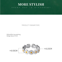 Daisy Flower Ring | Cute & Stylish