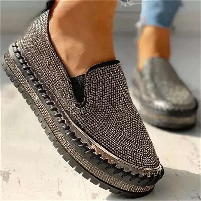 Glänzender Damen-Loafer mit Komfortsohle – Teyla