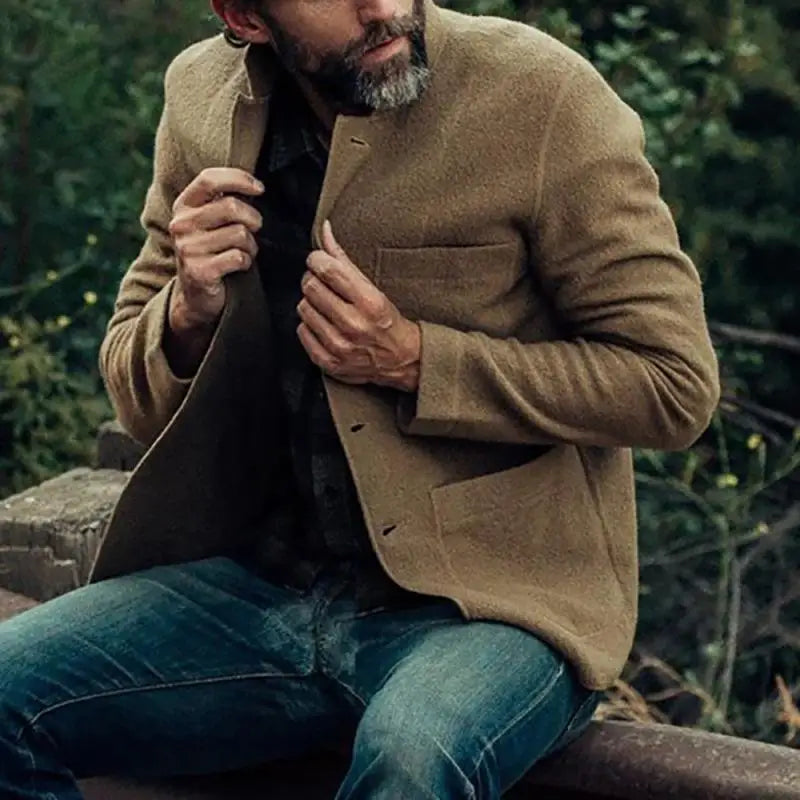 Herren-Cardigan mit taillierter Passform – Dario