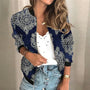 Lina Blumen Bomberjacke | Vintage & Lässig
