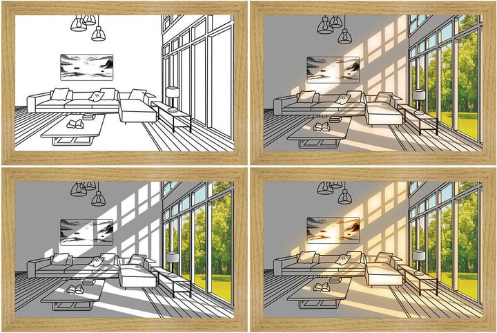 LED Verlichtingsschilderij – Luminza