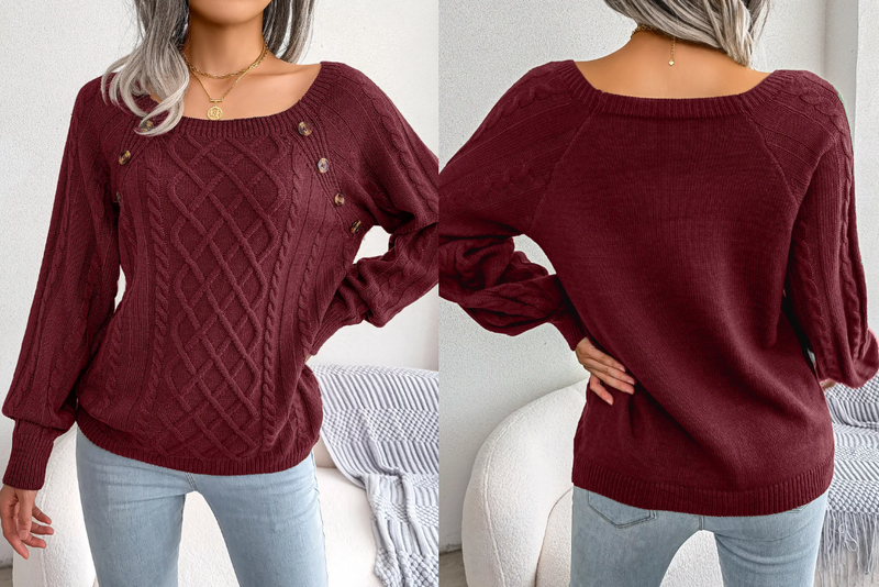 Helena gestrickter Pullover | Hübsch & trendy