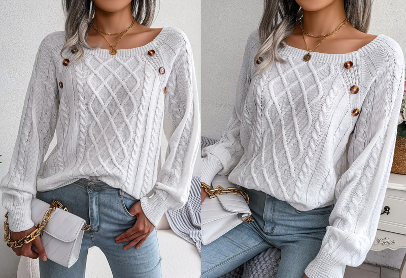 Helena gestrickter Pullover | Hübsch & trendy