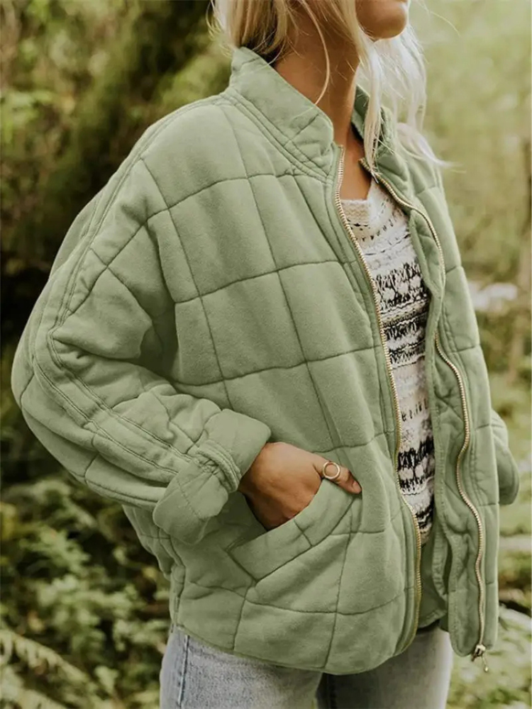 Übergroße Gefütterte Übergangsjacke - Eliza