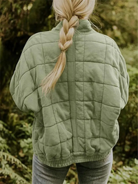 Übergroße Gefütterte Übergangsjacke - Eliza