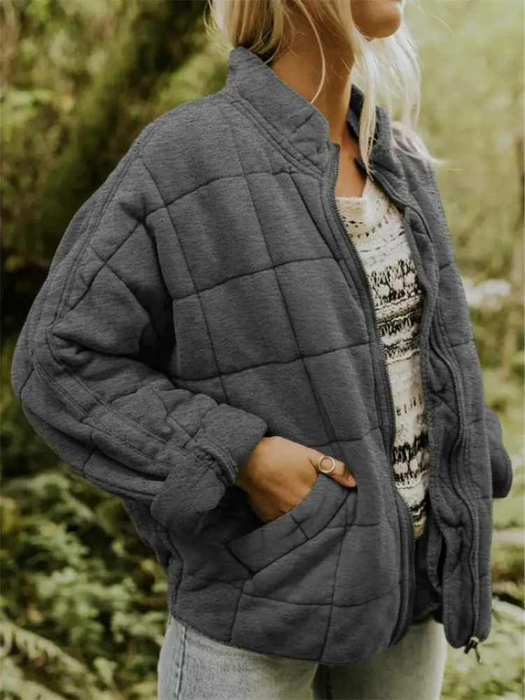 Übergroße Gefütterte Übergangsjacke - Eliza