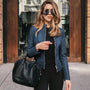 Naomi Elegante Lederjacke | Zeitloser Stil
