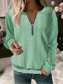 Gestrickter Pullover mit Rundhals und Jacquardmuster - Tessa