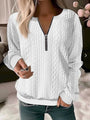 Gestrickter Pullover mit Rundhals und Jacquardmuster - Tessa