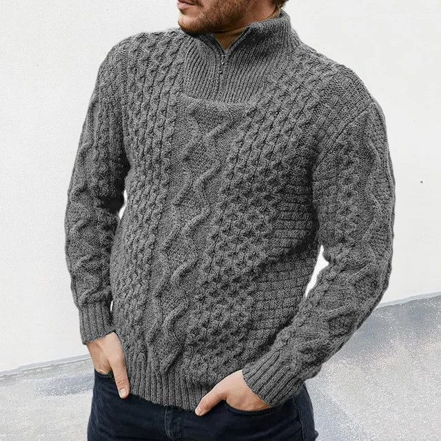 Luxuriöser Herren Strickpullover - KnitCraft