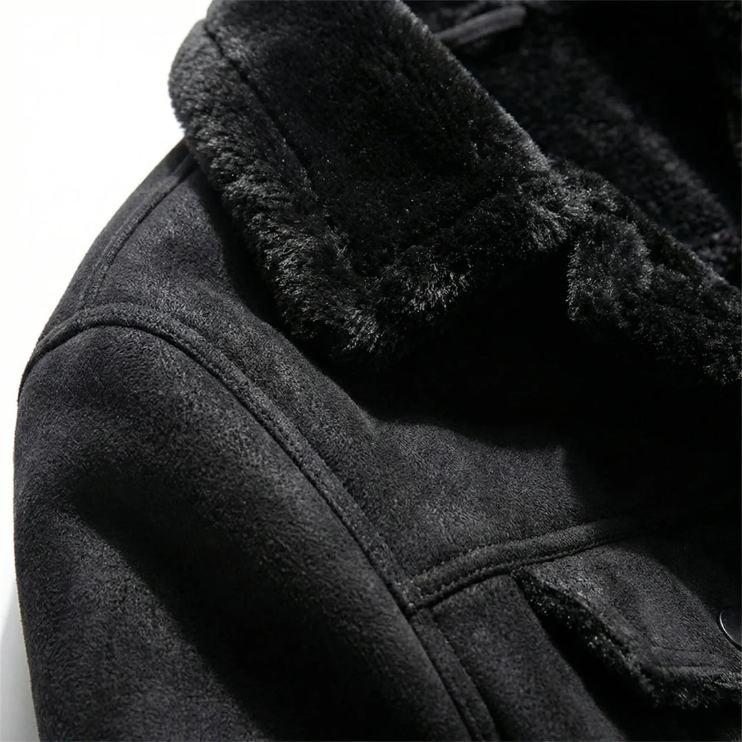 Herren-Bikerjacke Im Klassischen Stil - Mio