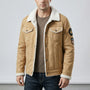 Herren-Bikerjacke Im Klassischen Stil - Mio