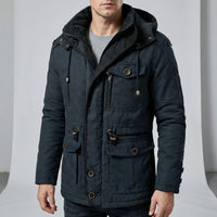 Herren-Parka Mit Kapuze Und Bündchen - Carlos