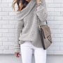 Damen Off-Shoulder Gestrickter Pullover – Selina