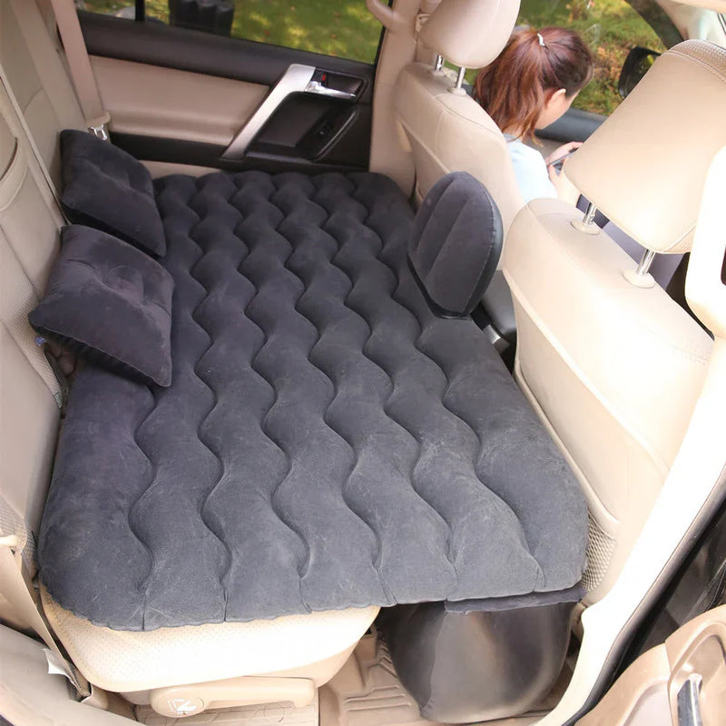 Aufblasbare Auto-Reisematratze mit Kissen & Reparaturset - RoadRest