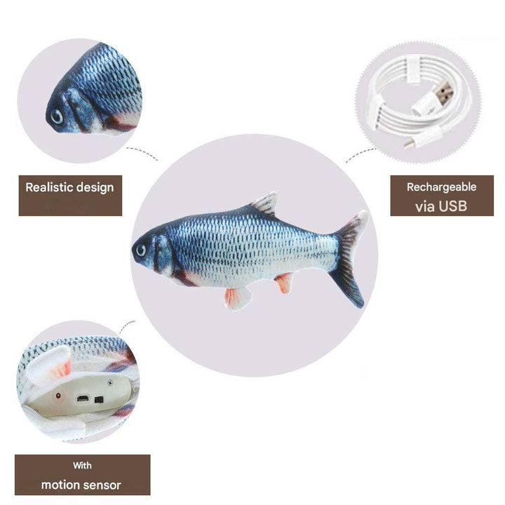Interactive Toy Fish for Dogs - FlippyFish