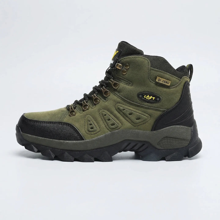 High-Top Lace-Up Outdoor Hiking Boot -  Trailgrip