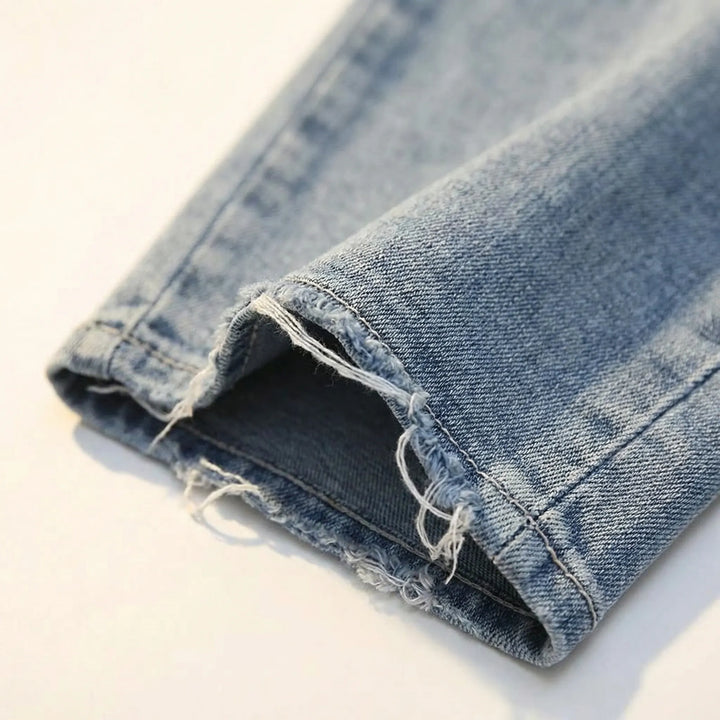 High-Waist Baggy Denim Harem Pants - Pam