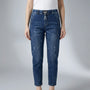 High-Waist Baggy Denim Harem Pants - Pam