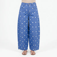 High-Waist Barrel Jeans -  Sonya