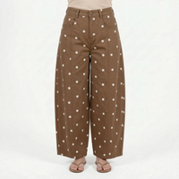 High-Waist Barrel Jeans -  Sonya