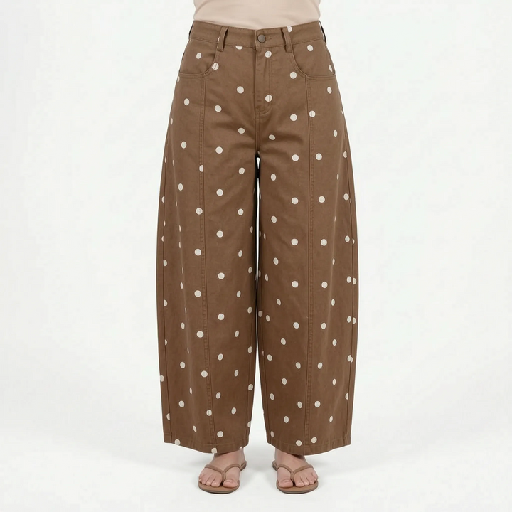 High-Waist Barrel Jeans -  Sonya