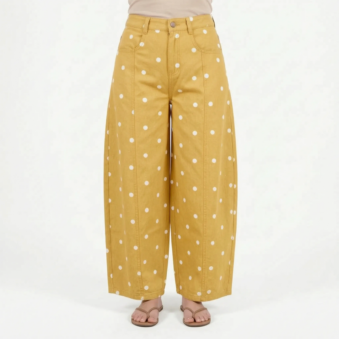 High-Waist Barrel Jeans -  Sonya
