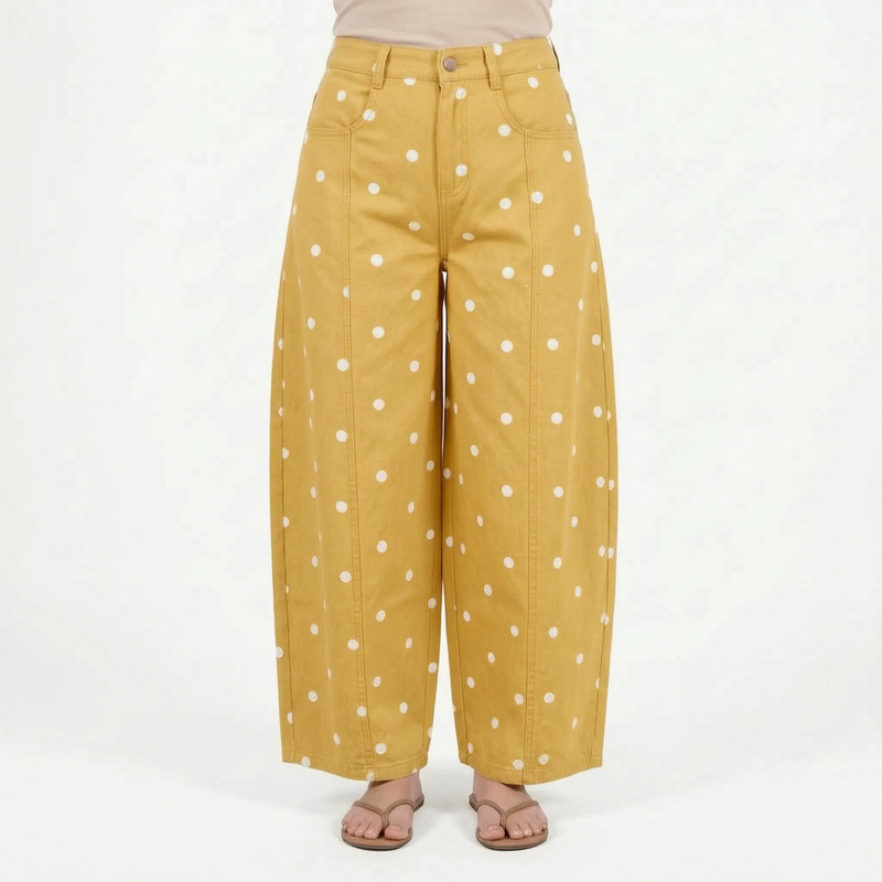 High-Waist Barrel Jeans -  Sonya