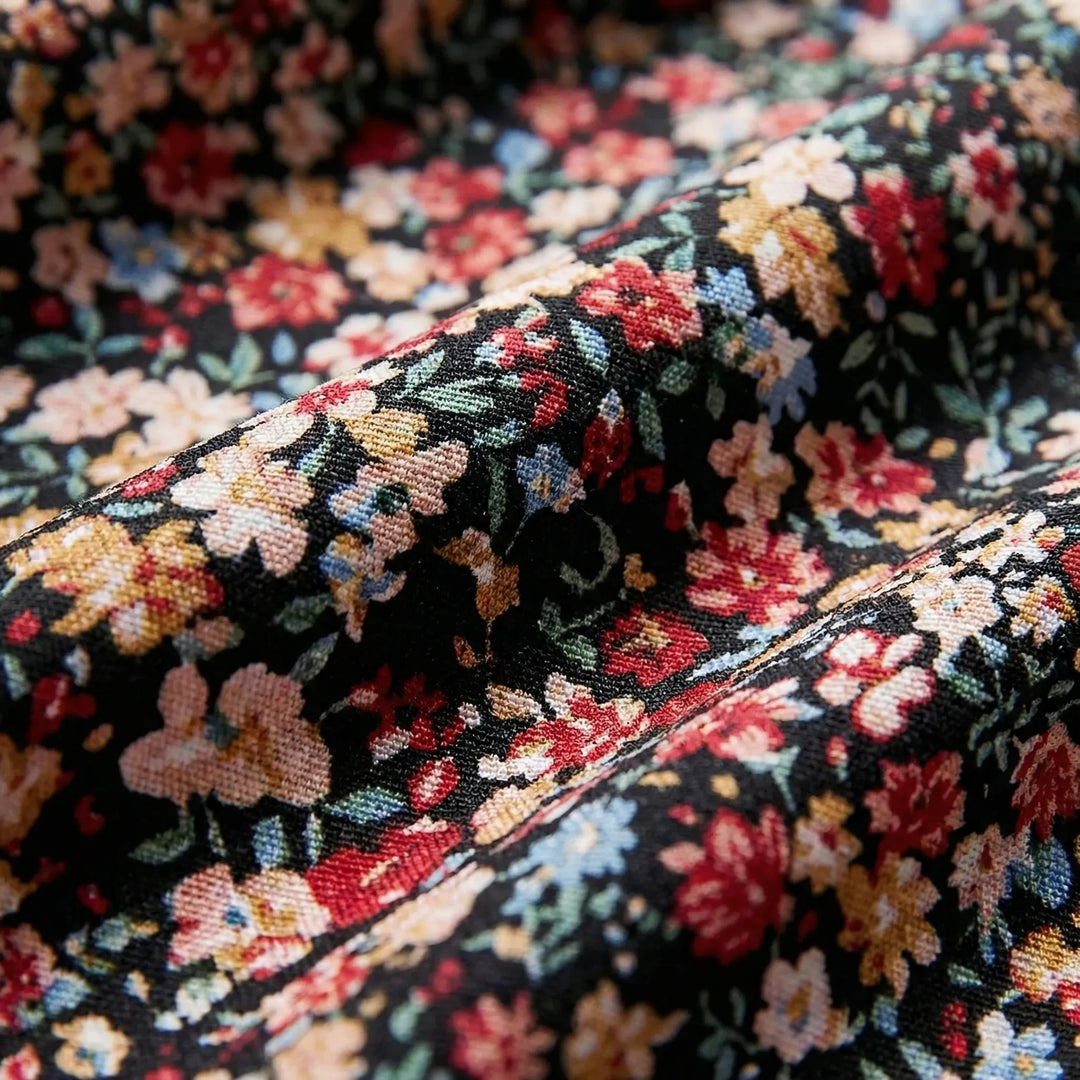High-Waist Floral A-Line Skort - Kendra