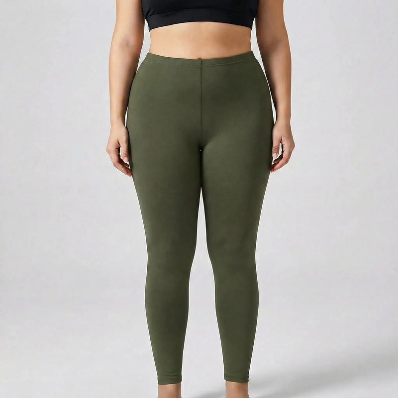 High-Waist Plus Size Athletic Leggings - Paula