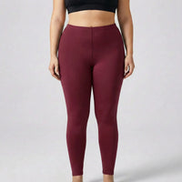 High-Waist Plus Size Athletic Leggings - Paula