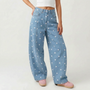 High-Waisted Barrel Trousers -  Sophia