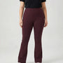 High-Waisted Flare Bootleg Plus Size Leggings - Joann